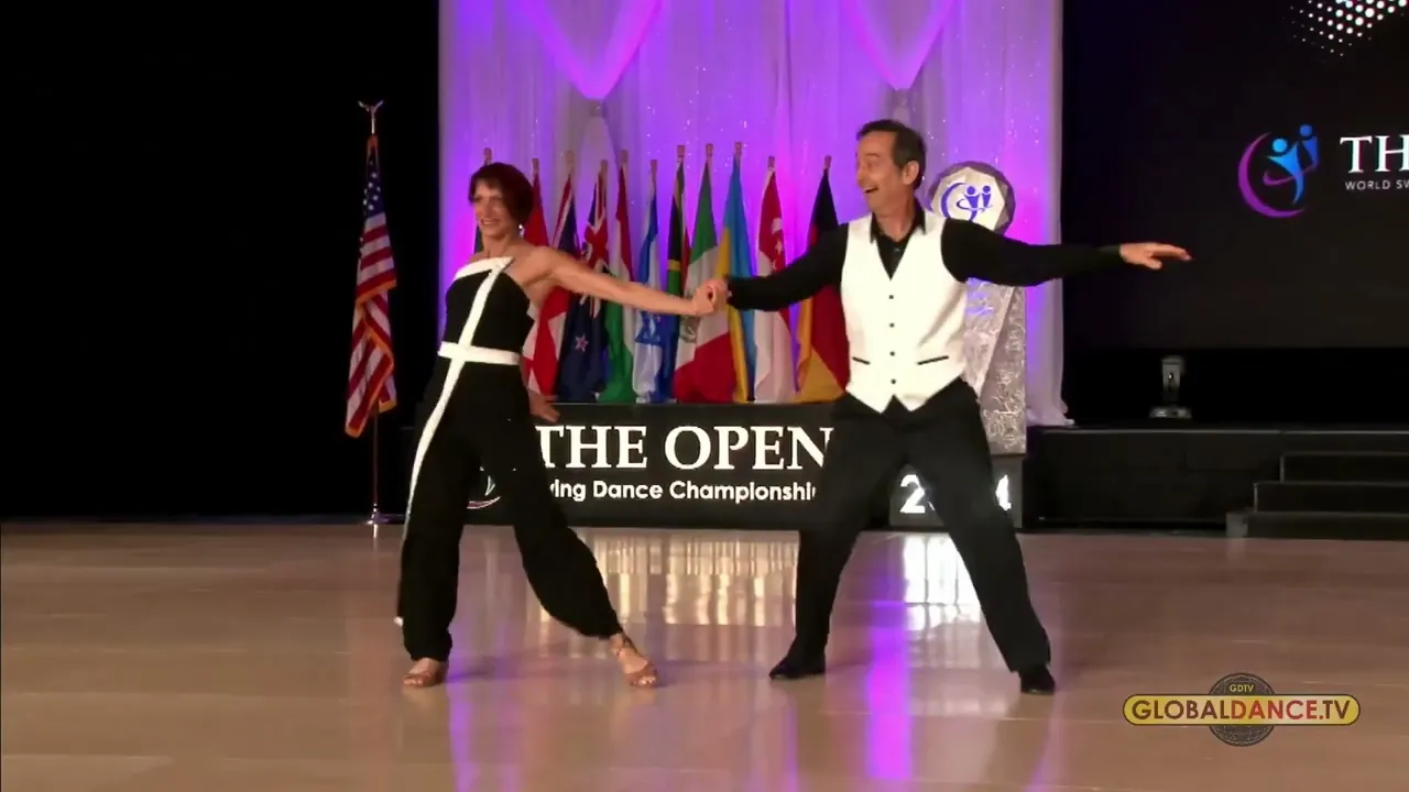 Avner Uzan and Beverly Durand - 1st Place Masters - The Open 2024