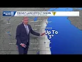 Evening forecast Up to 3 inches of lake effect snow on Friday in SE Wisconsin