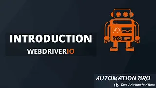 Introduction - WebdriverIO Tutorial