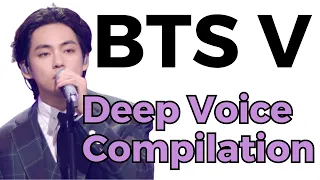 Download BTS V Kim Taehyung Deep Voice Compilation 2023 MP3