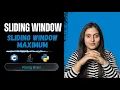 Sliding Window Maximum From Brute Force to Optimal C Java Python