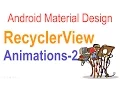 261 Android RecylcerView Animation Example