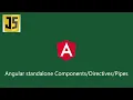 Angular 14 standalone components tutorial