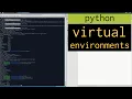 py setup virtual environments and packages