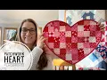 Patchwork Heart Placemats how to make valentine placemats VLOG