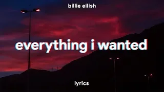 Billie Eilish - everything i wanted (Lyrics)