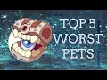 TOP 5 WORST PETS in Prodigy 2021