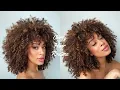 Curly Hair Routine wash deep condition and styling