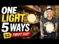 I Bought a UGLY 3 Light You Won t BELIEVE the 5 DIY Transformations