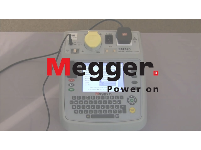 Megger PAT410 PAT Tester Video