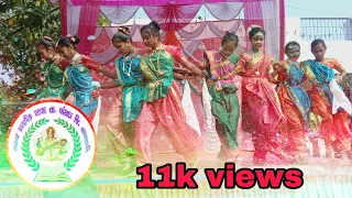 ek j chale with tarpa dance by chadhav pri school 
