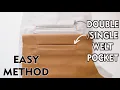 Download Lagu Easy Method To Sew Double /Single Welt Pocket If You Have Trouble With Traditional Way