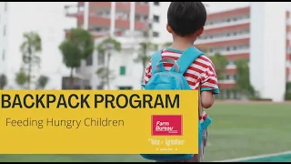 Feeding Hungry Children Through The Backpack Program