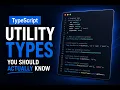 TypeScript Utility Types You Should Actually Know
