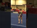 Camryn broken ankle Floor Routine 122015