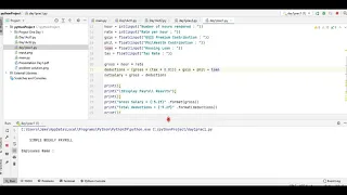 Simple Weekly Payroll in Python