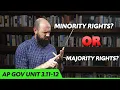 Download Lagu Balancing MAJORITY and MINORITY Rights [AP Gov Review, Unit 3 Topics 11 \u0026 12 (3.11-12)]