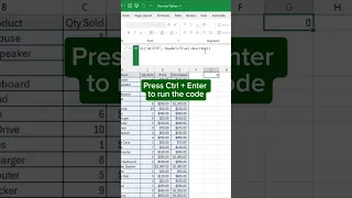 Describe Python in Excel