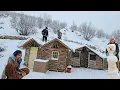 Lagu Een zwaar winterleven in een berghut ❄️ Het gezin van een nomadische moeder vecht om te overleven