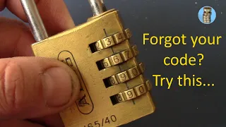 picking 775 Code cracked Abus brass combination lock out of the package