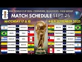 CONMEBOL World Cup Qualifiers 2026 - Matc ay 17 18 Fixtures