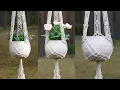 DIY Macrame Air Plant Hanger EASY Square Knot Design