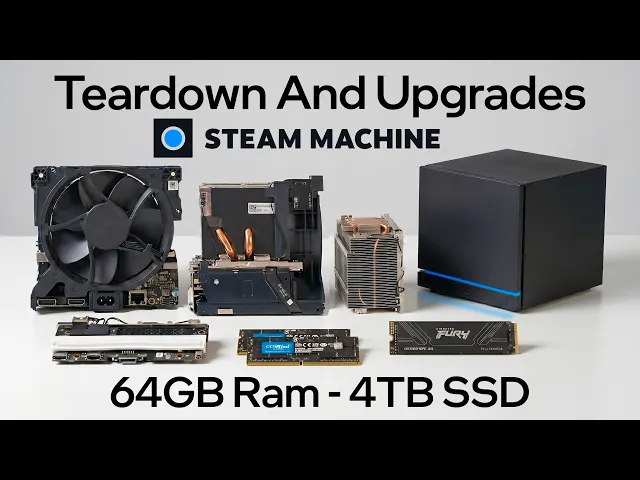 I Put 64GB of RAM in Valve's Steam Machine! (Teardown & Upgrades)