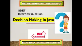 Decision Making in Java if else switch ternary operator Java Tutorial