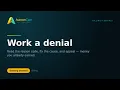 AureonCare Work an Insurance Denial to Resolution