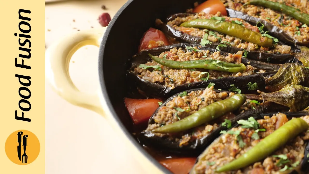 Turkish stuffed eggplant (Karniyarik) Recipe By Food Fusion