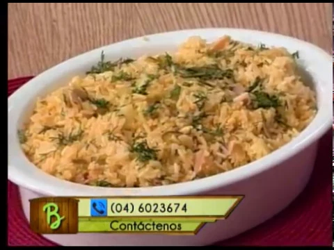 Arroz con Manzana y Jamón 