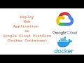 Dockerizing An Application Deploy on GCP DevOps Tutorial Doctor AI