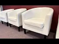 Accent Barrel Chairs Review Yaheetech