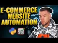 E-Commerce Website Automation with SELENIUM PYTHON Browser Automation Full Project