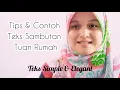 Download Lagu Teks Sambutan Simple dan Mudah Dihafalkan. Contoh Sambutan Tuan Rumah, Sambutan Aqiqah.