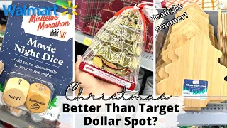 BETTER THAN TARGET DOLLAR SPOT CHRISTMAS WALMART Dollar Shop 2022 Must Haves Shop With Me VLOG
