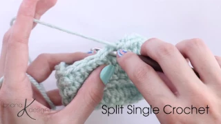 Split Single Crochet in Rounds