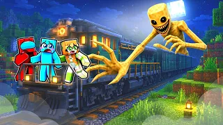 Sobrevivimos al TREN MALDITO en Minecraft…