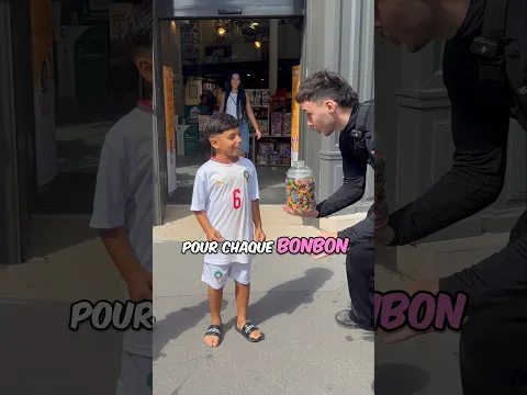 Plus tu manges de bonbons plus tu gagnes ! #defi #videodrole