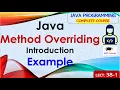 L38-1 Method Overriding Introduction Example Java Programming Lectures in Hindi