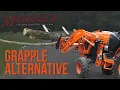 Can pallet forks be a grapple alternative