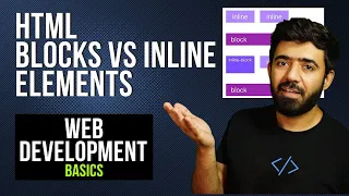 HTML Block VS Inline Elements Web Development Basics Course