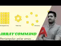 Rectangular array Polar array Path array how to use Array command in autocad autocad for beginer