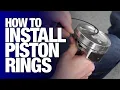 How to Install Piston Rings Engine Building 101