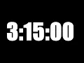 3 HOUR 15 MINUTE TIMER 195 MINUTE COUNTDOWN TIMER LOUD ALARM