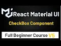 Material UI In React JS Tutorial CheckBox Component Material UI V5