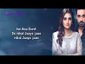 Download Lagu Fitoor (Lyrics) Shani Arshad \u0026 Aima Baig || Use So Dafa Full Song Faisal Quraishi Hiba Bukhari 2021