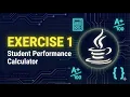 Java Exercise 2 Student Grade Calculator Java Tutorial for Beginners Kannada
