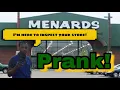I m Here To Inspect Your Store Prank At Menards Hilarious