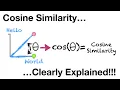 Cosine Similarity Clearly Explained
